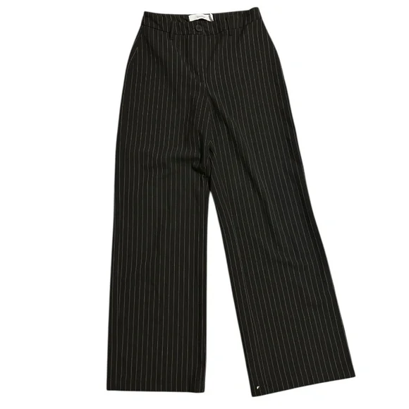 Bershka Pinstripe Pants - Size 6 - Picture 1 of 3